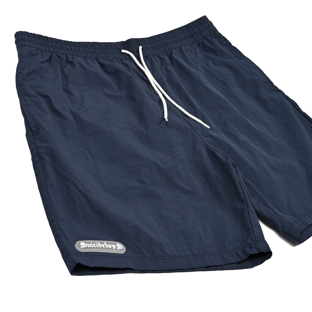 Suicideboys G59 Records Swim Shorts Men's 2XL Mesh Lined Navy Drawstring Logo